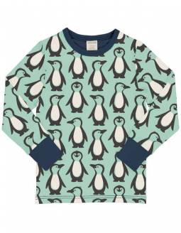 Camiseta Orgánica MAXOMORRA - Pingüinos