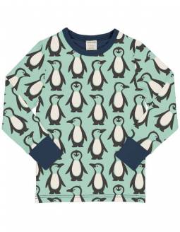 Camiseta Orgánica MAXOMORRA - Pingüinos