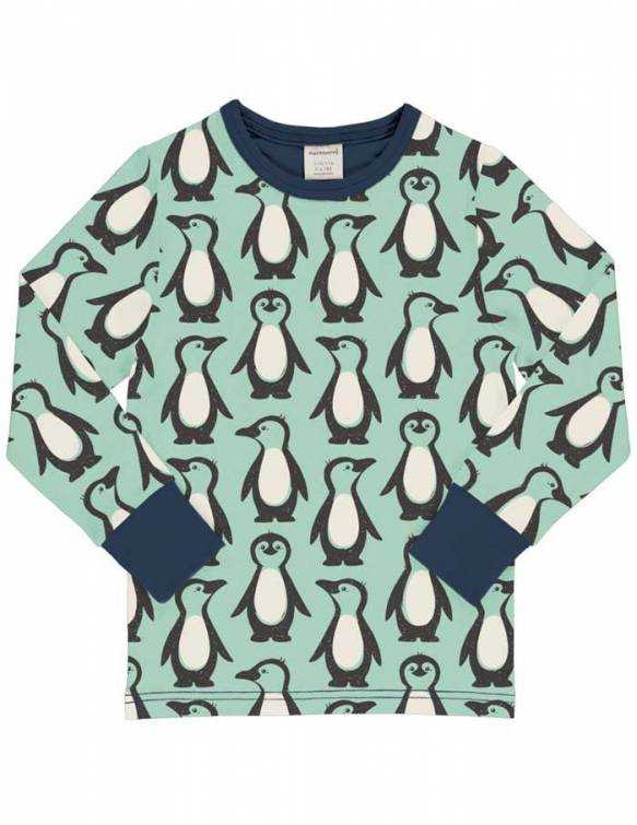 Camiseta Orgánica MAXOMORRA - Pingüinos