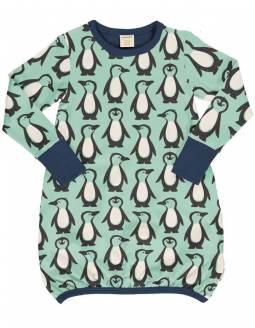 Vestido Orgánico MAXOMORRA Estilo Globo - Pingüinos