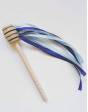 Cuchara De Miel De Madera Natural PAPALLONA - Azul