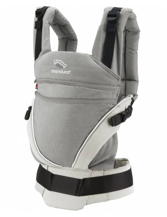 Mochila Portabebés MANDUCA XT - Gris/Blanca