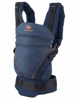 Mochila Portabebés MANDUCA XT - Tejana/Azul