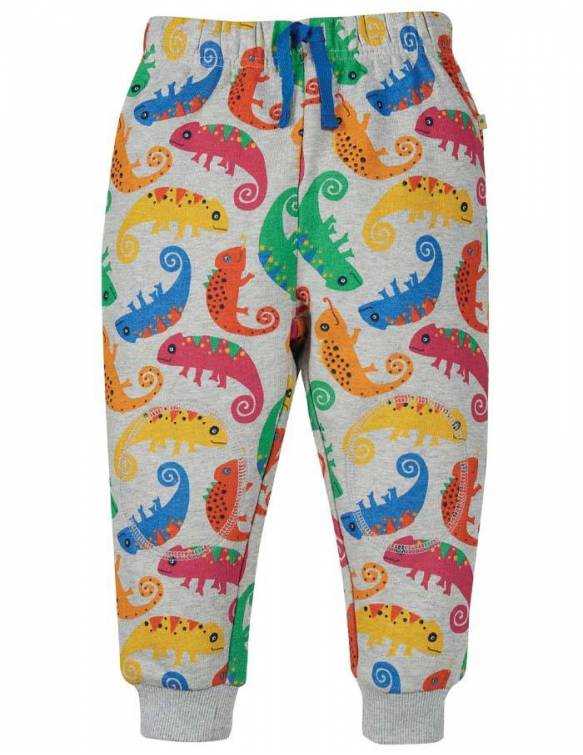 Pantalón De Algodón Orgánico FRUGI Con Rodilleras - Camaleón