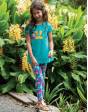 Leggins Elásticos De Algodón Orgánico FRUGI - Flor De Loto