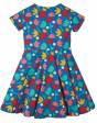 Vestido De Algodón Orgánico FRUGI Con Vuelo - Flor De Loto