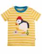 Camiseta De Manga Corta Algodón Orgánico FRUGI - Pingüino