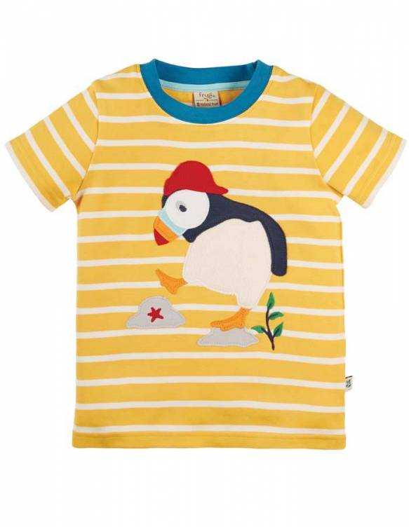 Camiseta De Manga Corta Algodón Orgánico FRUGI - Pingüino