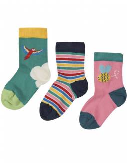 Pack De 3 Calcetines De Algodón Orgánico FRUGI - Abeja