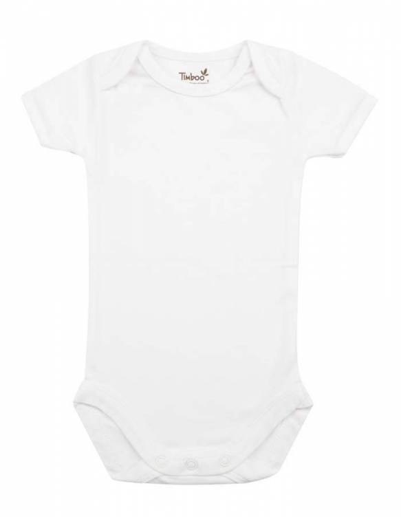 Body Bambú Manga Corta TIMBOO - White