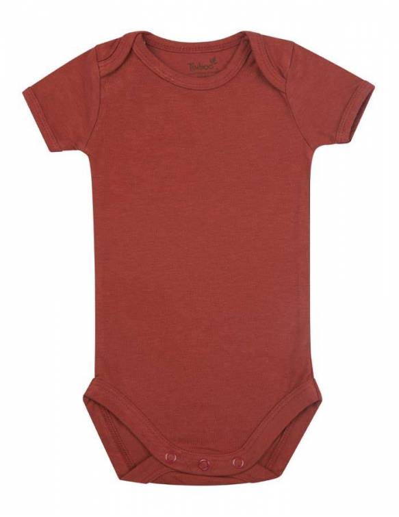 Body Bambú Manga Corta TIMBOO - Rosewood