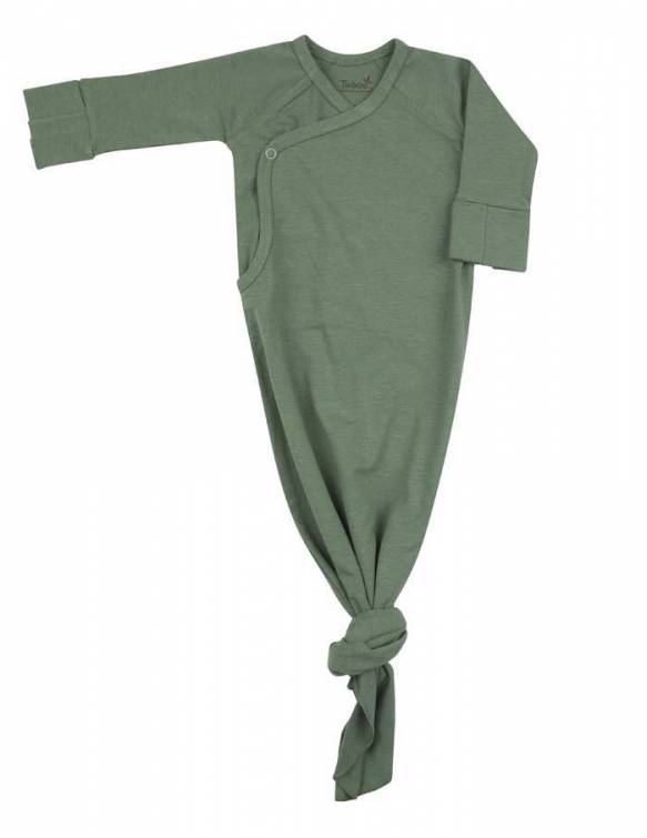 Pijama Recién Nacido Bambú Con Nudo TIMBOO - Aspen Green