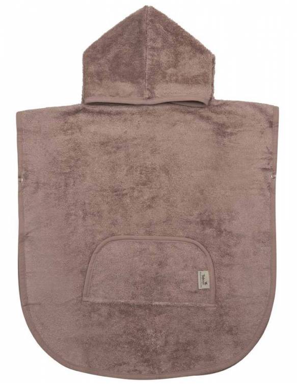 Toalla Poncho Bambú TIMBOO Con Capucha - Mellow Mauve