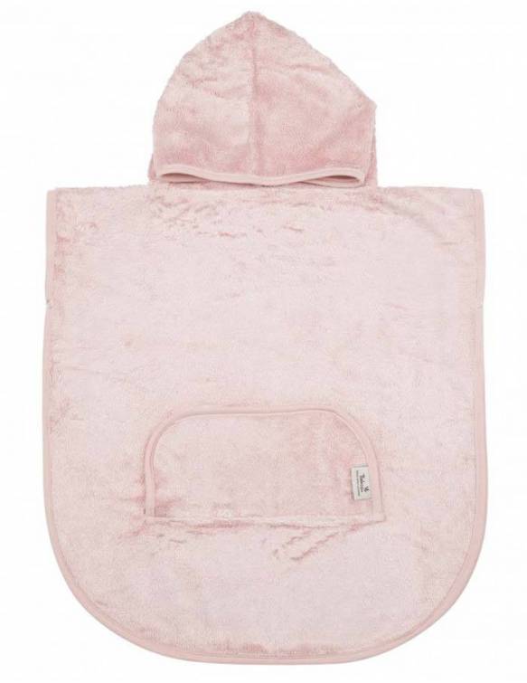 Toalla Poncho Bambú TIMBOO Con Capucha - Misty Rose