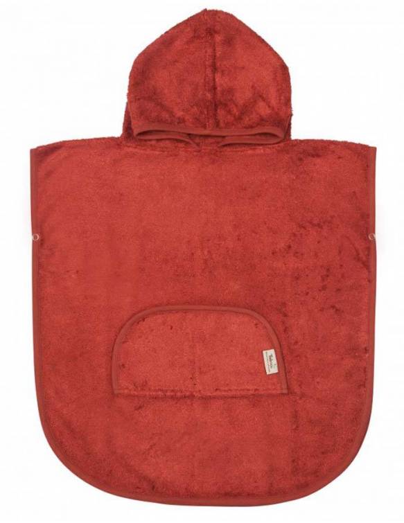 Toalla Poncho Bambú TIMBOO Con Capucha - Rosewood