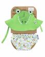 Conjunto Bañador Pañal + Gorro UPF 50 ZOOCCHINI - Cocodrilo