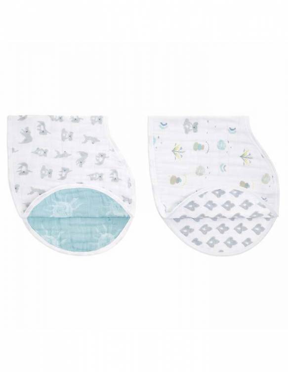 Babero Protector Muselina De Algodón 2 PACK - Now + Zen