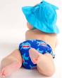 Set Bañador Pañal + Gorro + Albornoz UPF 50 ZOOCCHINI - Tiburón