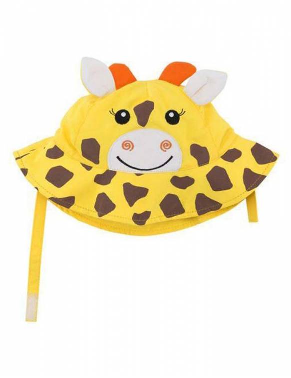 Gorro Bebé Protección Solar UPF 50 ZOOCCHINI - Jirafa