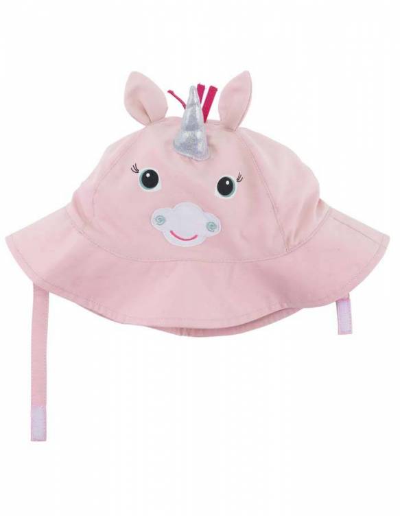 Gorro Bebé Protección Solar UPF 50 ZOOCCHINI - Unicornio