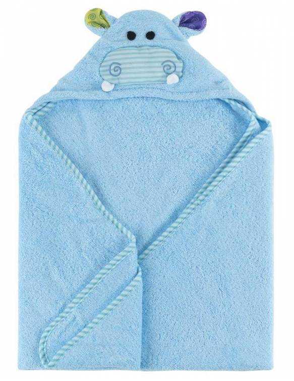 Capa De Baño Bebé 100% Algodón ZOOCCHINI - Hipopótamo