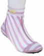 Calcetines Playa UV Con Suela Antideslizante Neopreno - Rayas Rosas