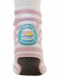 Calcetines Playa UV Con Suela Antideslizante Neopreno - Rayas Rosas