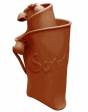 Cubo Playa Plegable Silicona Ecológica SCRUNCH - Rust