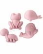 Set 4 Moldes Playa Silicona Ecológica SCRUNCH - Pink