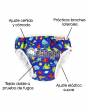 Bañador Pañal Ecológico Antifugas IMSE VIMSE - Rayas Blanco/Azul