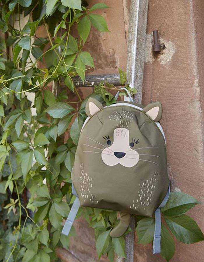 ✓ Mochila Guarderia Infantil ≫ LÄSSIG ≫ Gato