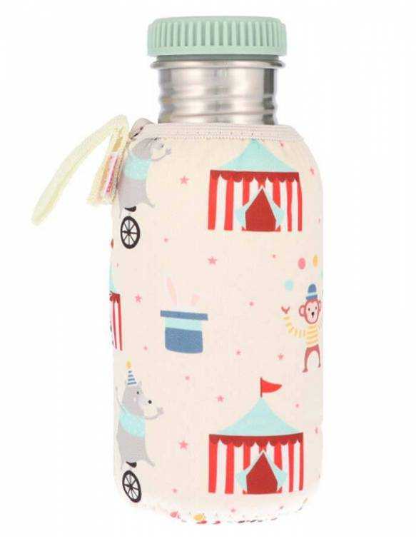 Botella Infantil Acero TUTETE Con Funda Neopreno - Circus