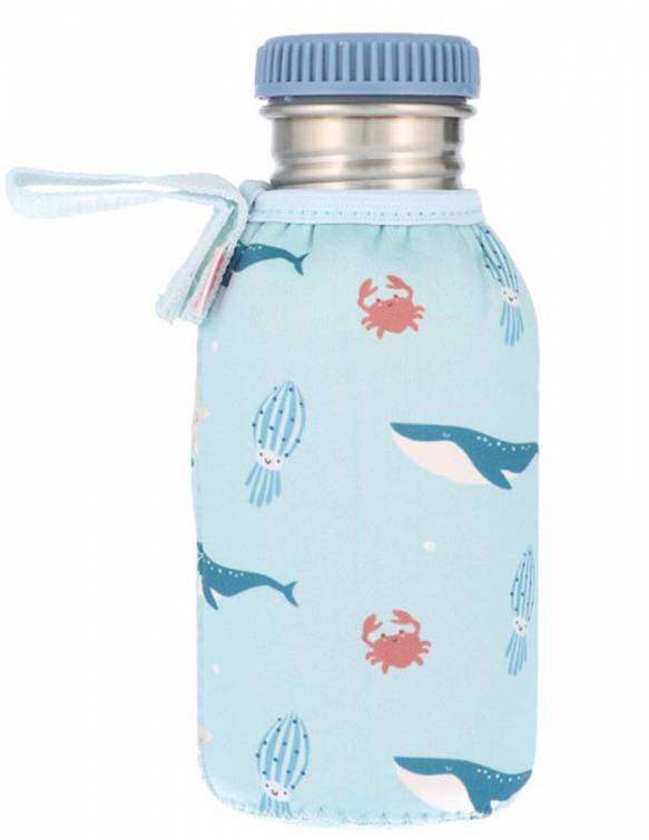 Botella Infantil Acero TUTETE Con Funda Neopreno - Ocean