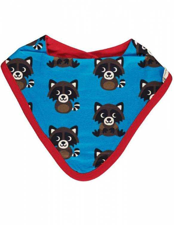 Babero Bandana Algodón Orgánico MAXOMORRA - Mapaches