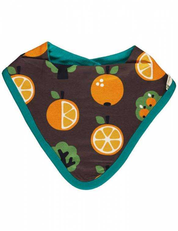 Babero Bandana Algodón Orgánico MAXOMORRA - Naranjas