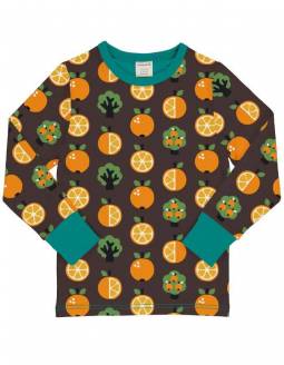 Camiseta Algodón Orgánico MAXOMORRA - Naranjas
