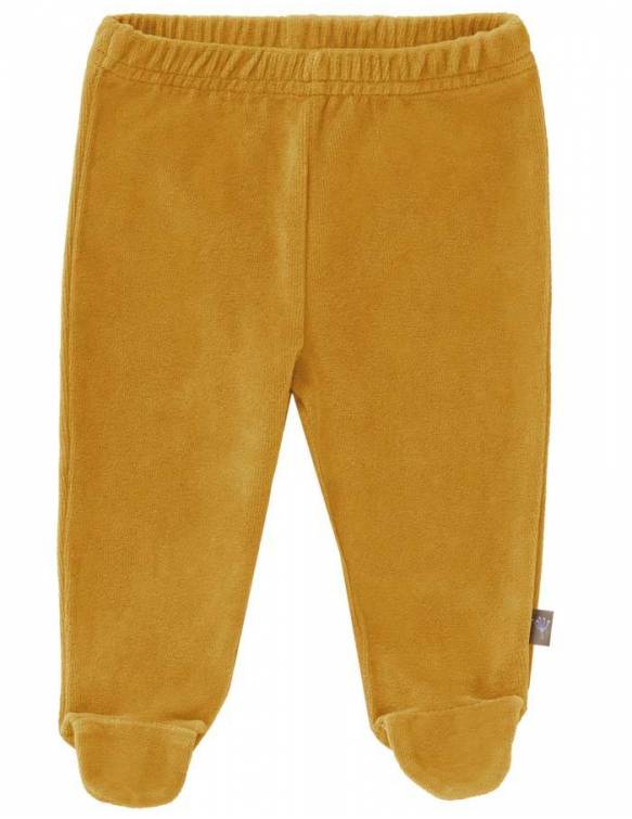 Pantalón Con Pies Terciopelo Orgánico FRESK - Velvet Mimosa