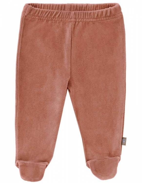 Pantalón Con Pies Terciopelo Orgánico FRESK - Velvet Rose