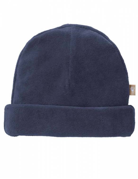 Gorro Recién Nacido Terciopelo Orgánico FRESK - Velvet Indigo