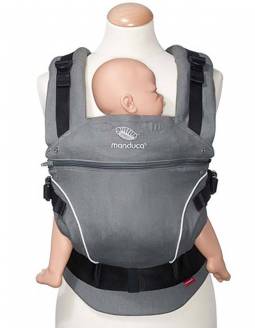 Mochila Portabebés MANDUCA First PureCotton - Dark Grey