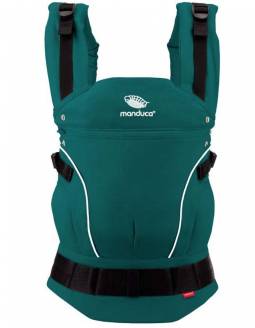 Mochila Portabebés MANDUCA First PureCotton - VerdeAzul