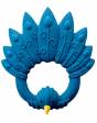 Mordedor Hevea Natural NATRUBA - Pavo Real Azul