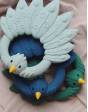 Mordedor Hevea Natural NATRUBA - Pavo Real Azul