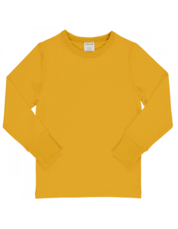 Camiseta Algodón Orgánico MAXOMORRA - Básico Amarillo ambar
