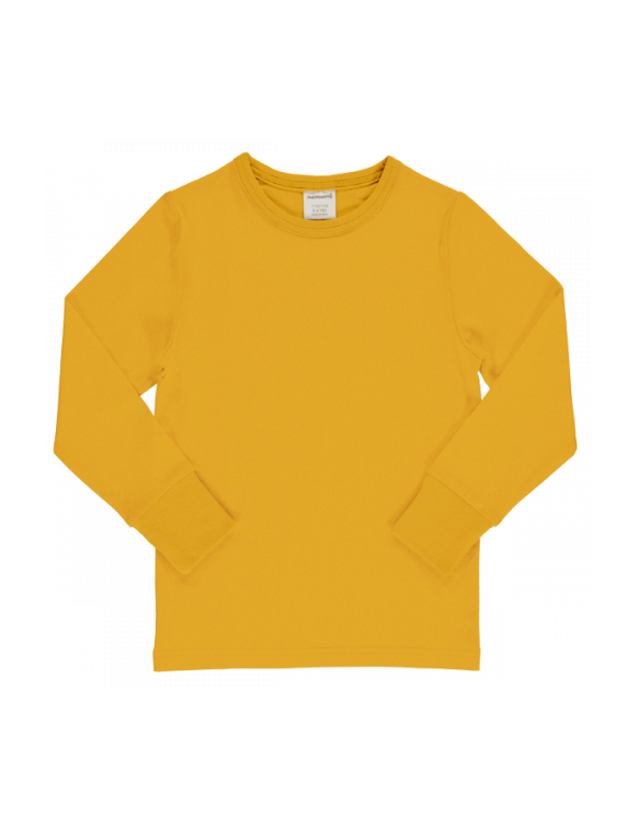 Camiseta Algodón Orgánico MAXOMORRA - Básico Amarillo ambar