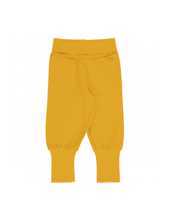 Pantalón Algodón Orgánico MAXOMORRA - Básico Amarillo Amber
