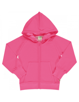 Sudadera Algodón Orgánico MAXOMORRA Con Capucha - Rosa