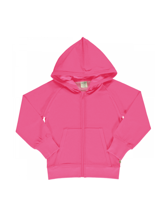 Sudadera Algodón Orgánico MAXOMORRA Con Capucha - Rosa