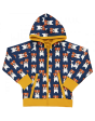 Sudadera Reversible Algodón Orgánico MAXOMORRA Con Capucha - Perritos