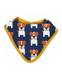 Babero Bandana Algodón Orgánico MAXOMORRA - Perritos